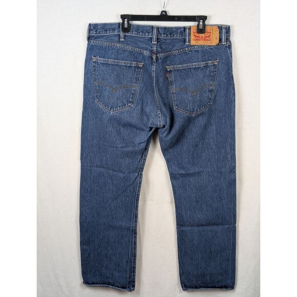 Levi's 501xx Original Fit Jeans Button Fly Blue Men's Size 40x32 - Picture 7 of 16